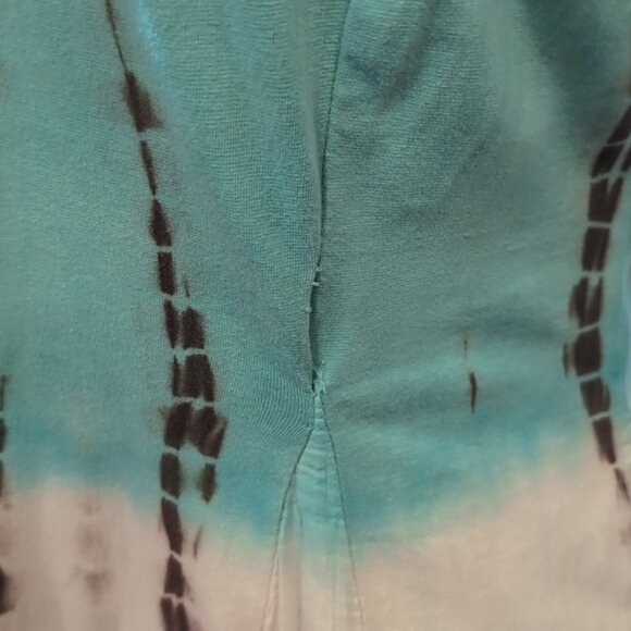 Today's Designer Tie Dye Midi Dress Sleeveless Beach Long Lagenlook Summer - Picture 15 of 16